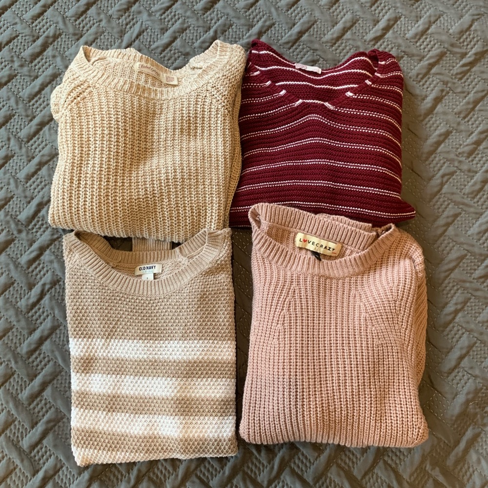 Lot of teen sweaters